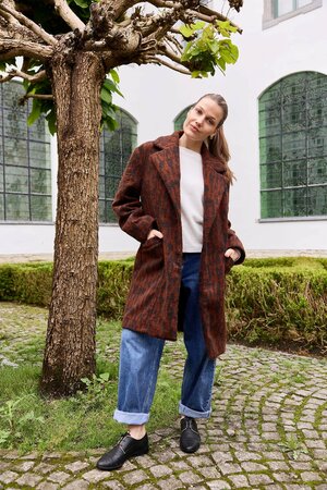 Atelier Jupe - Karamel Bruin WOL-MIX