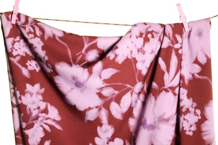 Atelier Jupe - Lila bloemen VISCOSE