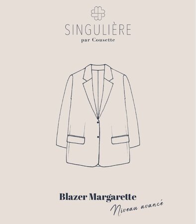 Cousette - Margarette Blazer - papier patroon