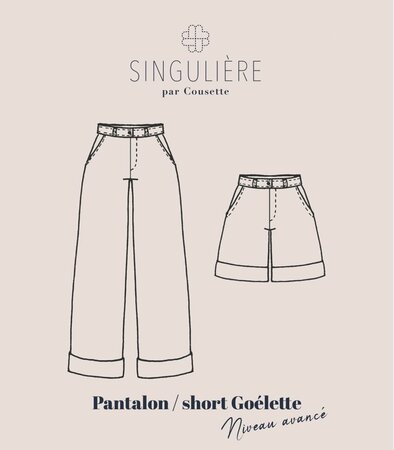 Cousette - Goélette Pantalon/Short - papier patroon