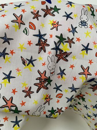 Liberty London - Seaside Escape Miffy Creamy White - Tana Lawn™