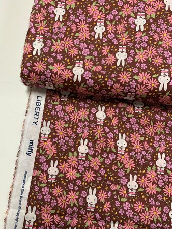 Liberty London - Miffy Burgundy Prairie Day - Tana Lawn™