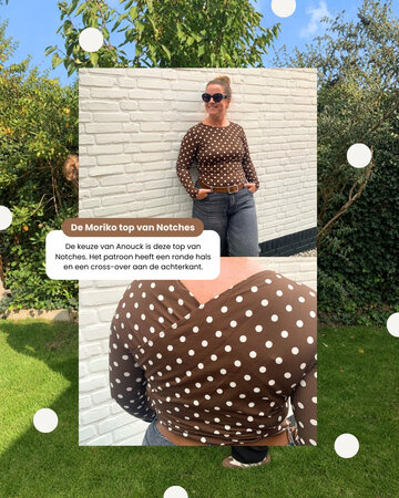 Stoffonkel Polka Dots Chocolate JERSEY GOTS