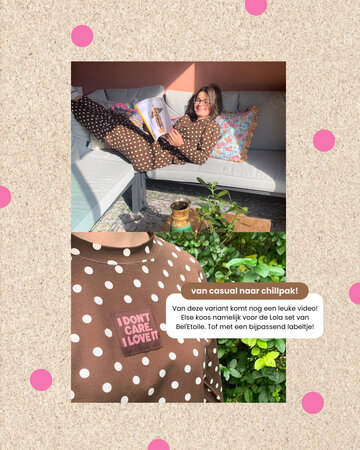 Stoffonkel Polka Dots Chocolate JERSEY GOTS