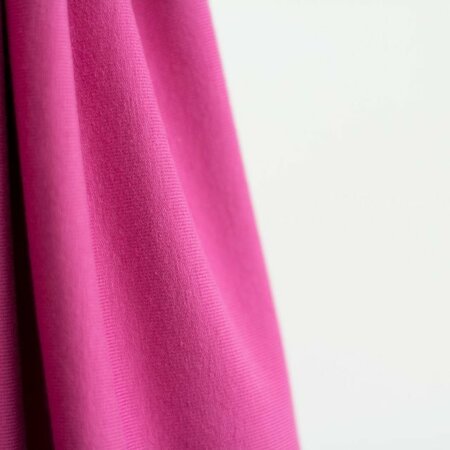 COUPON 100CM Stoffonkel Solid very pink JERSEY - GOTS
