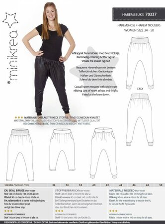 LAATSTE! Minikrea Harempants Dames 70337