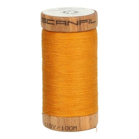 Scanfil Organic Garen- 4826 Oranjebruin (goud)- 100m