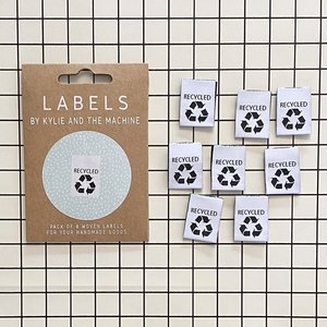 KYLIE & THE MACHINE - RECYCLED 8 labels €6,50 per set