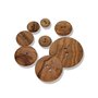 Olive Wood - Rond houten knoop