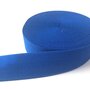 Blauw schuin geweven elastiek 40mm