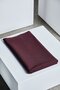 COUPON 60 CM meetMilk - TEXTURED PONTE KNIT - MAROON met LENZING™ TENCEL™ vezels