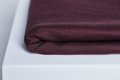 COUPON 60 CM meetMilk - TEXTURED PONTE KNIT - MAROON met LENZING™ TENCEL™ vezels