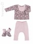 Minikrea Baby set met slofjes 11420