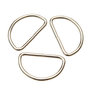 Zilver metalen D-ring 38mm