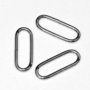 Zilver metalen passant 30mm