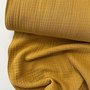 COUPON 175CM Verhees GOTS  - OKER - Triple Gauze/hydrofiel (GOTS)