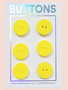 Tabitha Sewer - Yellow Classic buttons 15mm 