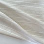 COUPON 240 CM Green Recycled Textiles - Natural stripe COTTON/VISCOSE/LINNEN
