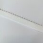 Schouderband elastiek WIT 15mm  