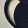 Tassenband NAVY BLUE - SILVER LUREX 30mm