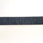 Tassenband NAVY BLUE - SILVER LUREX 30mm