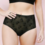 NOELLE DIY PANTY SEWING KIT: BLACK CAT MESH