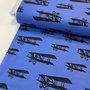 Needle Fabrics - Triple Elements - Steel Blue BRUSHED FRENCH TERRY
