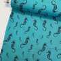 Needle Fabrics - Triple Elements - Northern Blue BRUSHED FRENCH TERRY