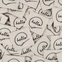 Ikatee - HELLO woven labels