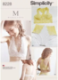 Madalynne X Simplicity 8228 Bralette+Panty PAPER PATTERN
