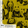 Mieli Design - Panda's golden olive FRENCH TERRY (organic)
