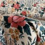 COUPON 130CM Cloud 9 -  Rose garden WOVEN COTTON  biokatoen