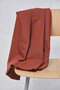 COUPON 70 CM mindtheMAKER - ORGANIC GRID COTTON Sienna/Intens Blue