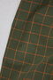 mindtheMAKER - ORGANIC GRID COTTON Green Khaki/ Pumpkin