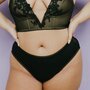 Madalynne X Simplicity 9478 BRA SEWING KIT: Black lace applique