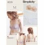 Madalynne X Simplicity 8229  BRA SEWING KIT: Black Red Pink