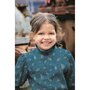 COUPON 190CM Verhees GOTS  - White twigs - Double Gauze  (GOTS)