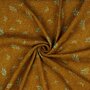 COUPON 60 CM Verhees GOTS  - Caramel twigs - Double Gauze  (GOTS)