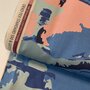 Paintbrush Studio Fabric - Sky Gazing Abstract Clouds Blue CANVAS