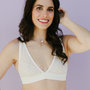 MADALYNNE MARIS BRALETTE DIY SEWING KIT: Off White Honeycomb