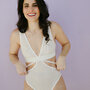MADALYNNE FENIX DIY BODYSUIT KIT: Off White Honeycomb Variation