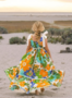 COUPON 270 CM Lady McElroy -Thumbelina Gems- COTTON LAWN