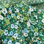 Kokka Japan - Flowny - Green tones flower COTTON LAWN