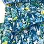 Kokka Japan - Flowny - Blue wild flower COTTON LAWN