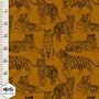 Mieli Design - Tiger Rusty Oker FRENCH TERRY (organic)