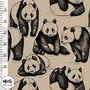 Mieli Design - Panda Beach FRENCH TERRY (organic)