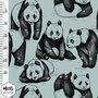 Mieli Design - Panda Ocean FRENCH TERRY (organic)
