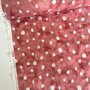 Kokka Japan - Dusty pink 3D Dots  COTTON-GAUZE