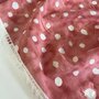 Kokka Japan - Dusty pink 3D Dots  COTTON-GAUZE