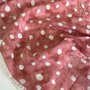 Kokka Japan - Dusty pink 3D Dots  COTTON-GAUZE